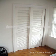 Country style plantation bathroom louver doors from china